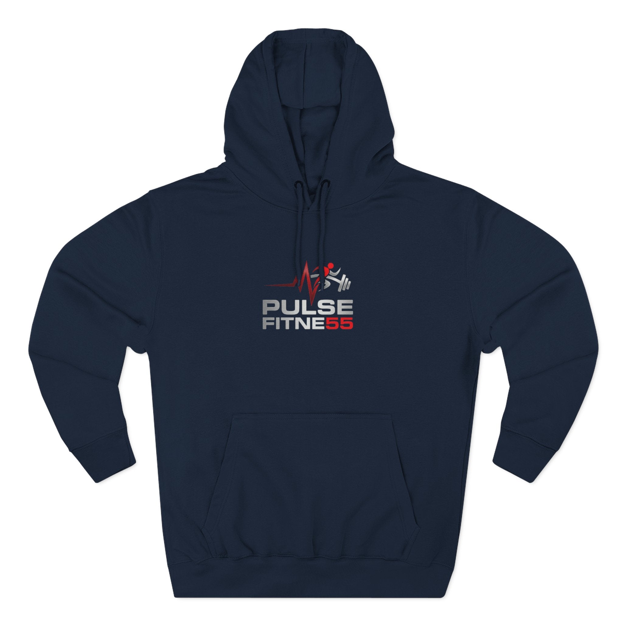 Sudadera con capucha Pulse Fitness 55 - Sudadera polar con logo de gimnasio