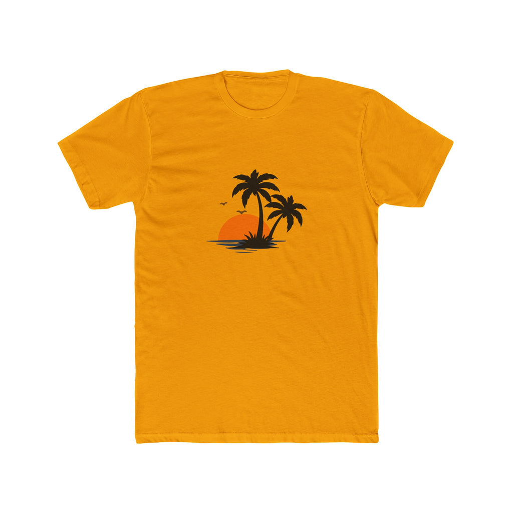 Mens Summer vibe Cotton Crew Tee
