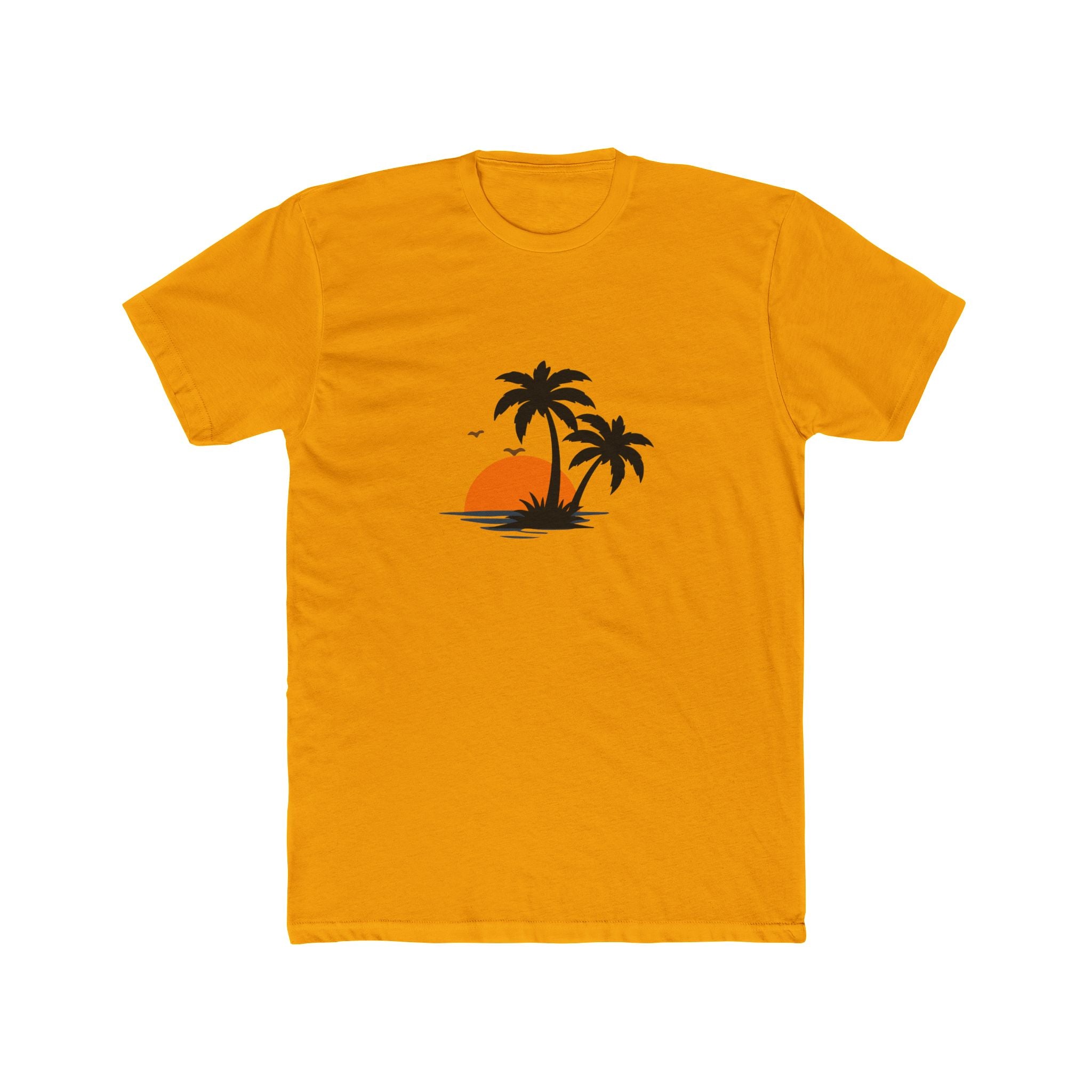Mens Summer vibe Cotton Crew Tee