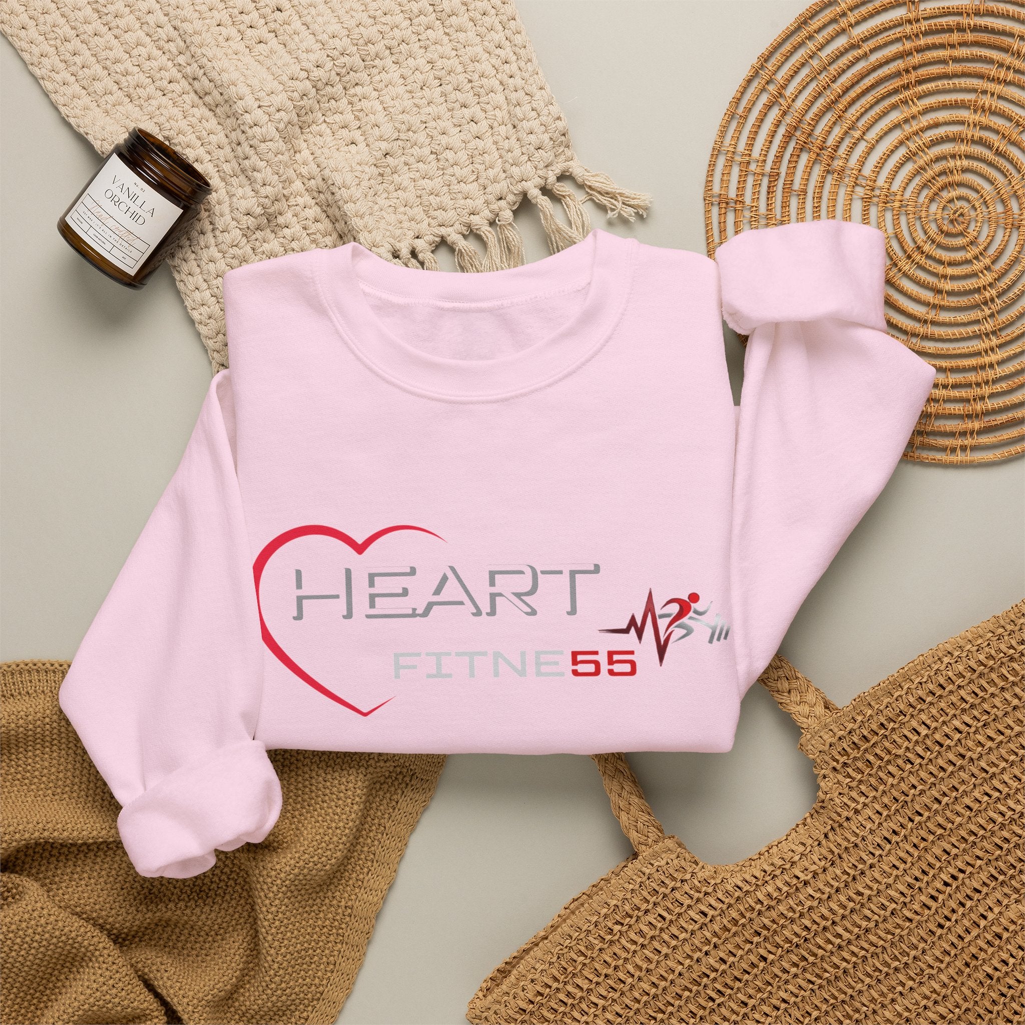 Women's (Heart Fitne55) Heavy Blend™ Crewneck Sweatshirt