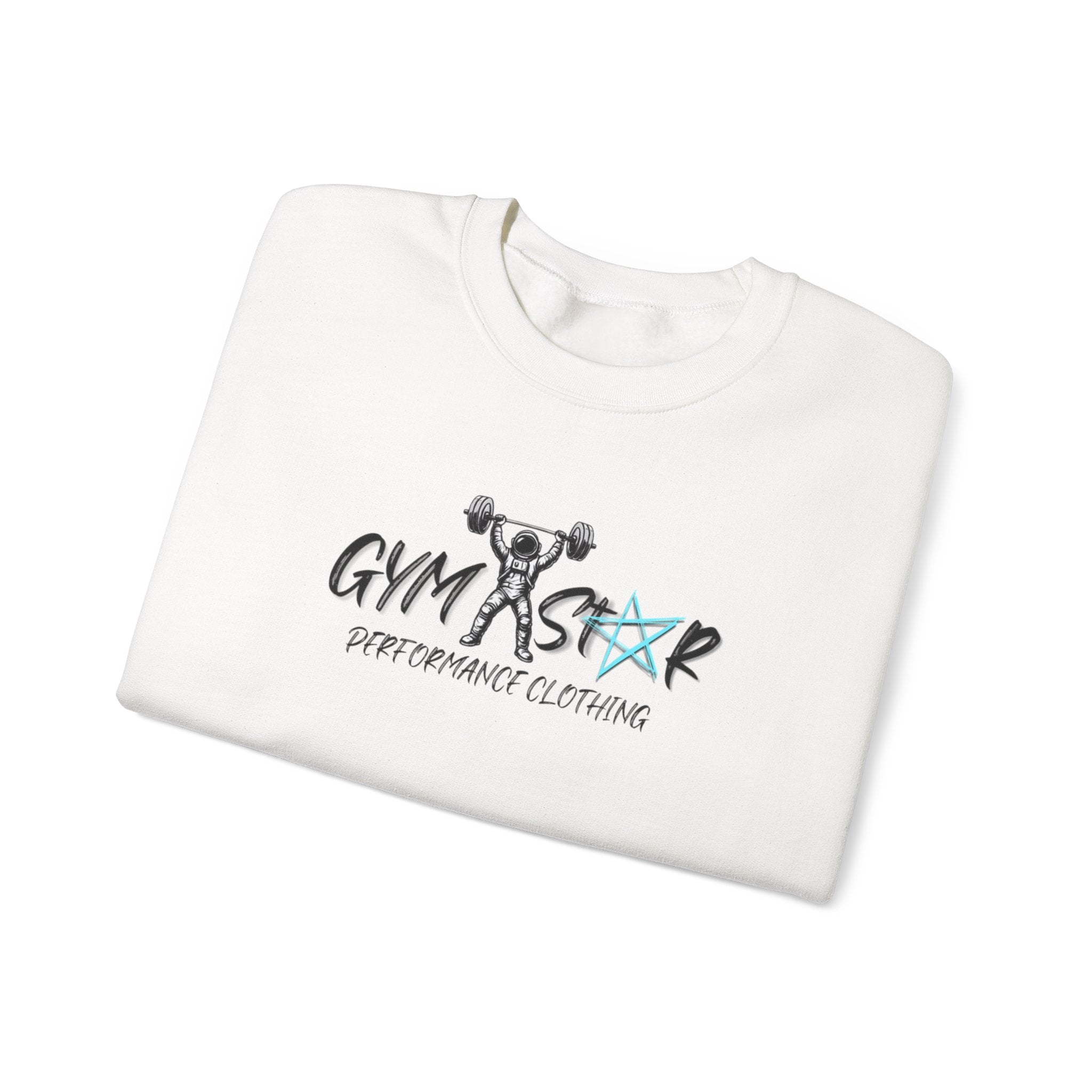 Gym Star Crewneck Sweatshirt – 'Gym Star Performance Clothing' Athletic Pullover