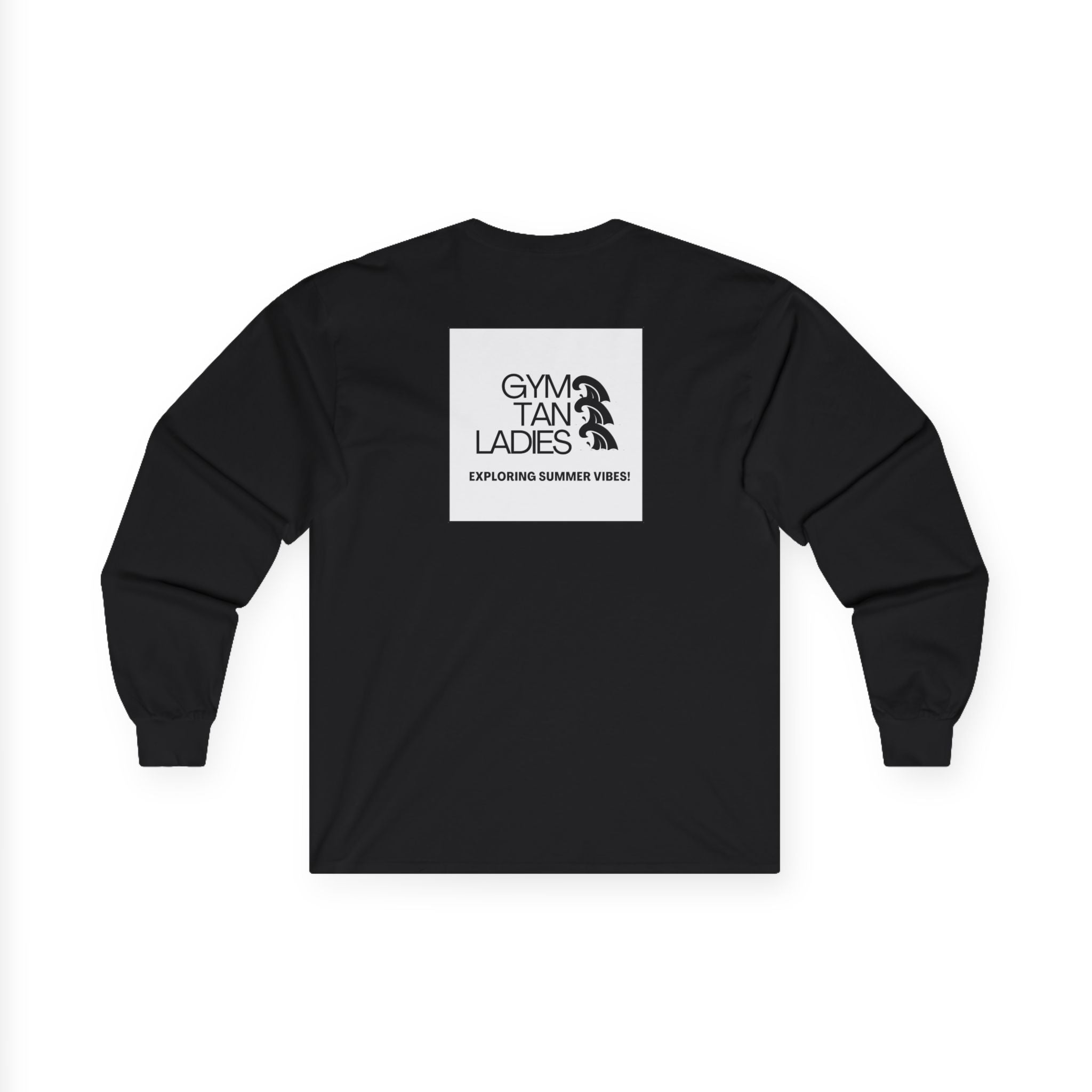 Gym Tan Long Sleeve Tee Logo Fitness Shirt