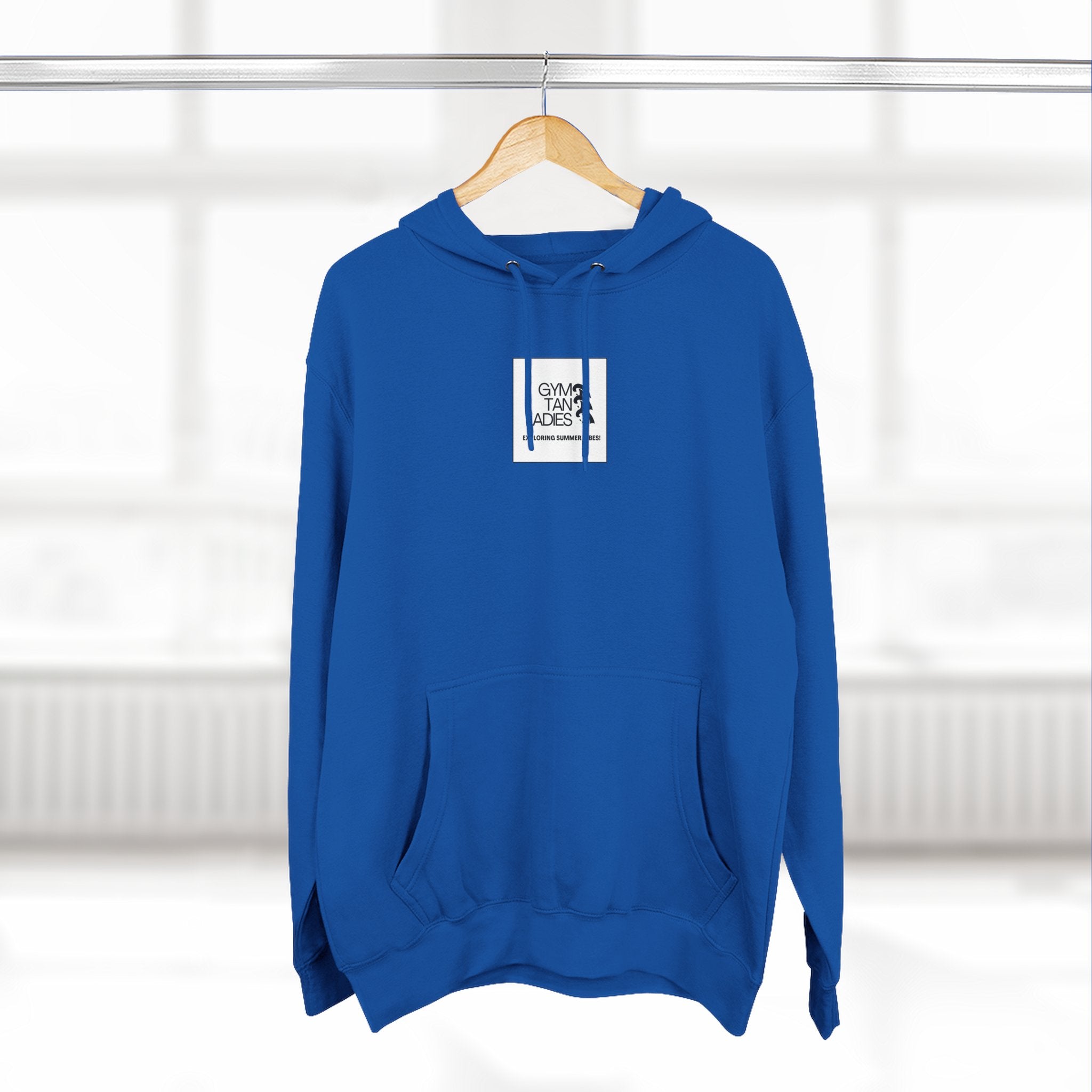 Gym Tan Ladies Hoodie — 'Exploring Summer Vibes' Graphic Pullover