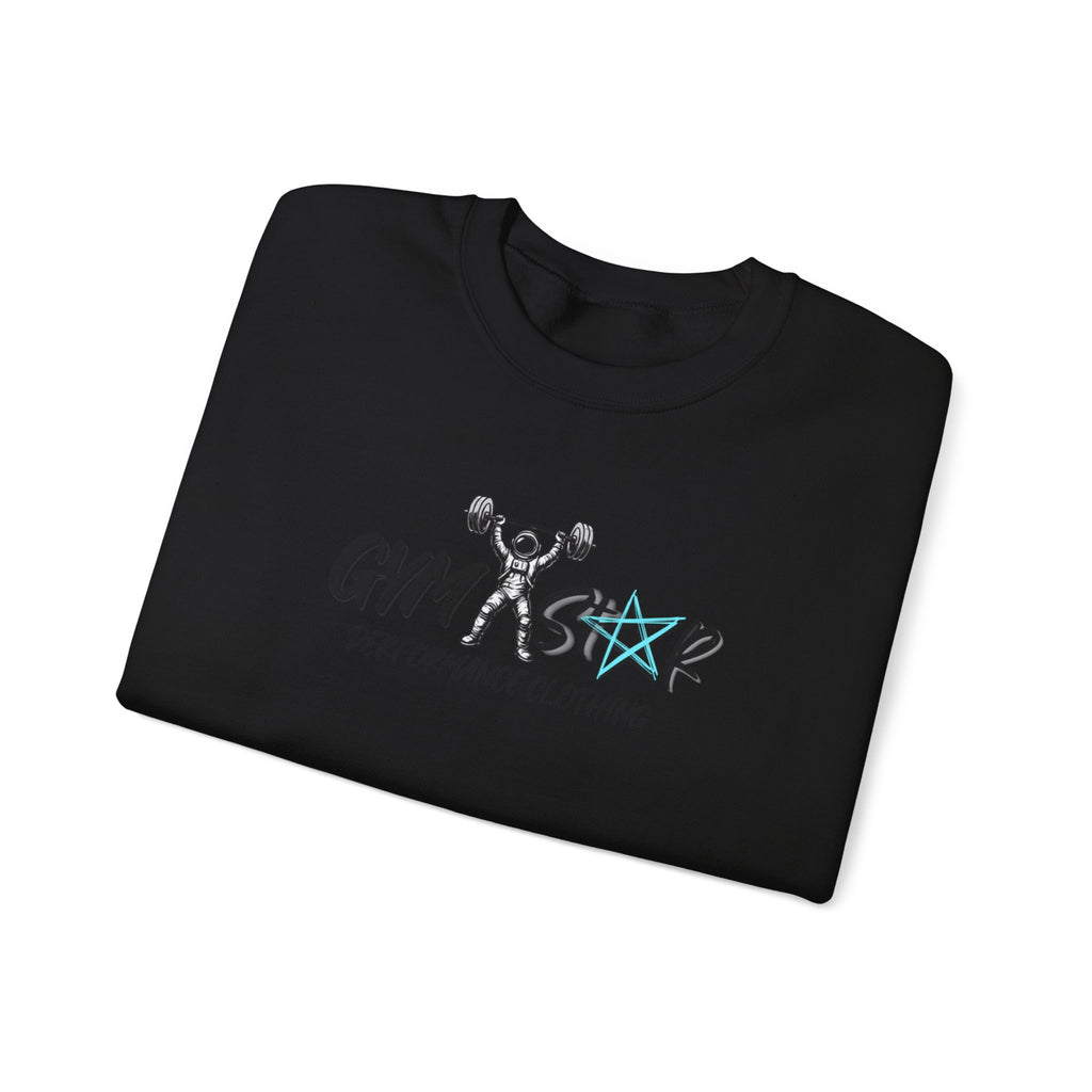 Gym Star Crewneck Sweatshirt – 'Gym Star Performance Clothing' Athletic Pullover