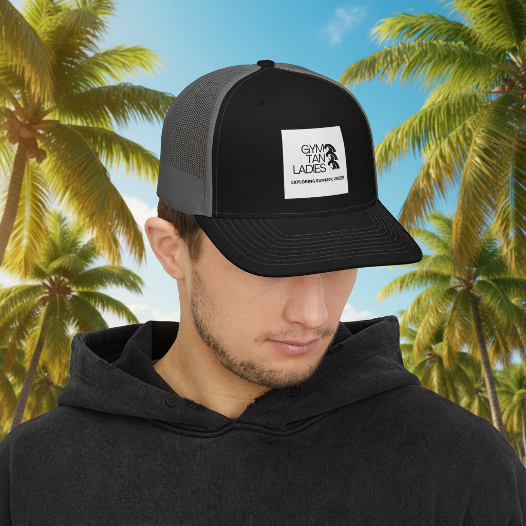 Gym Tan Snapback Trucker Hat Cap