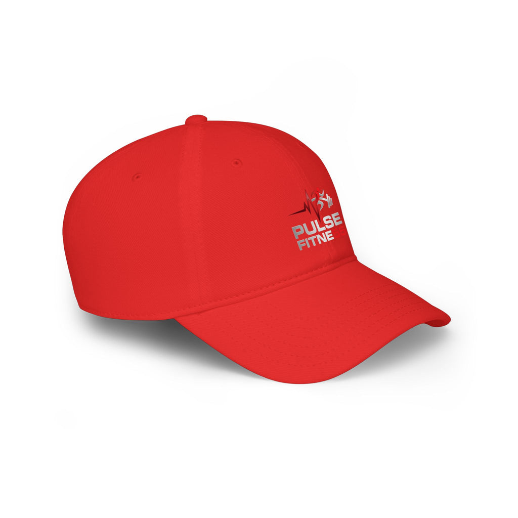 Pulse Fitness Low Profile Baseball Cap — Embroidered Gym Hat