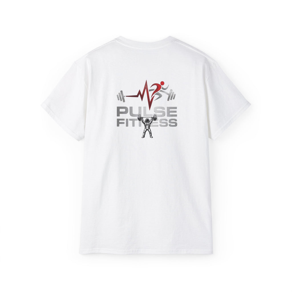 Fitness T‑Shirt — Pulse Fitness Weightlifting Astronaut Graphic Tee