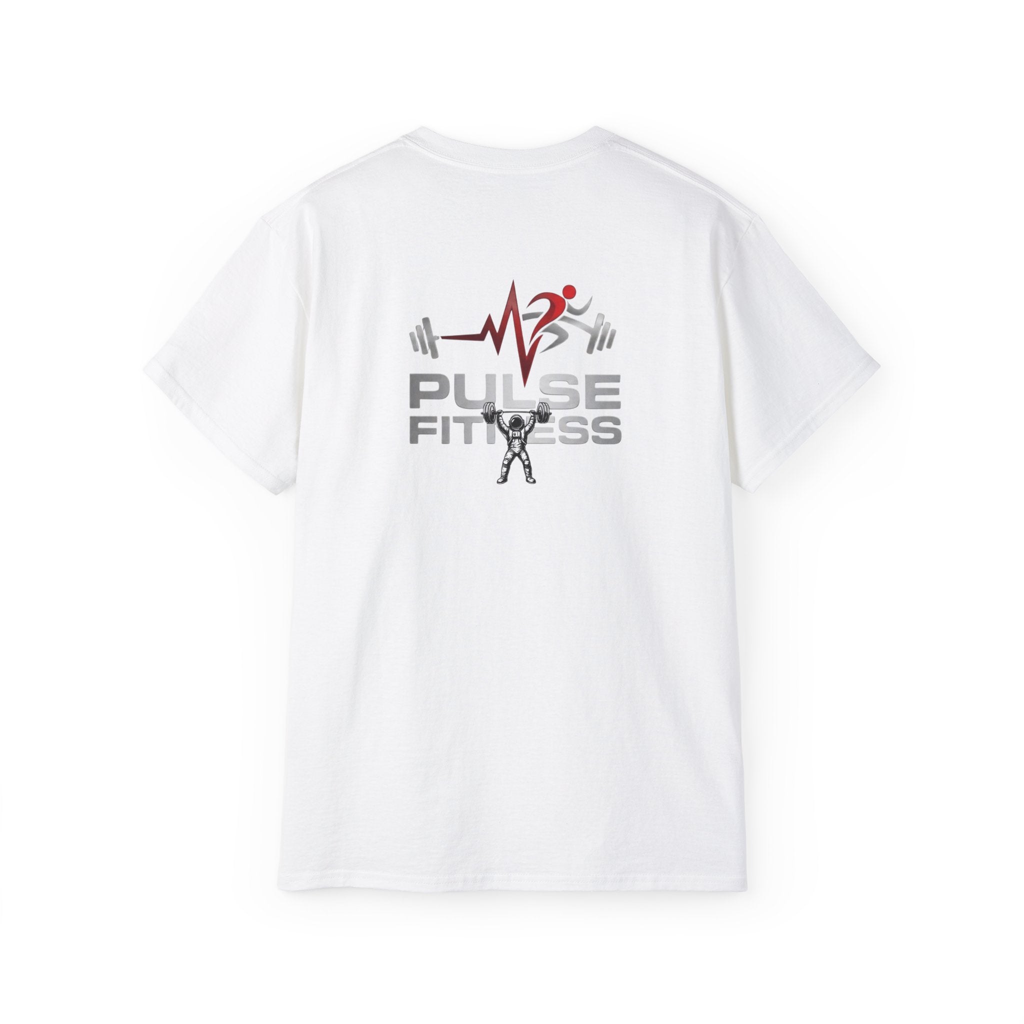 Fitness T‑Shirt — Pulse Fitness Weightlifting Astronaut Graphic Tee