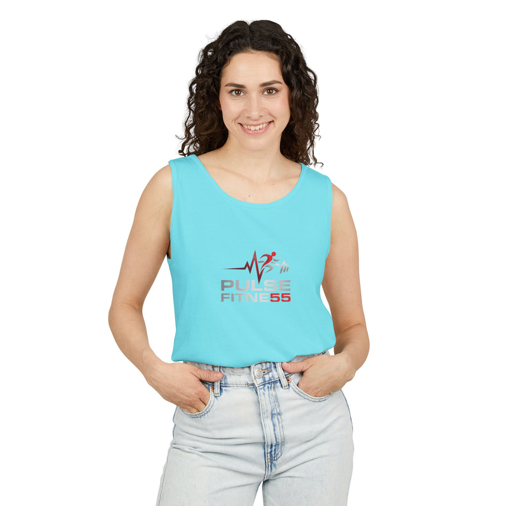 Pulse Fitness Logo Tank Top — Athletic Gym Workout Tank