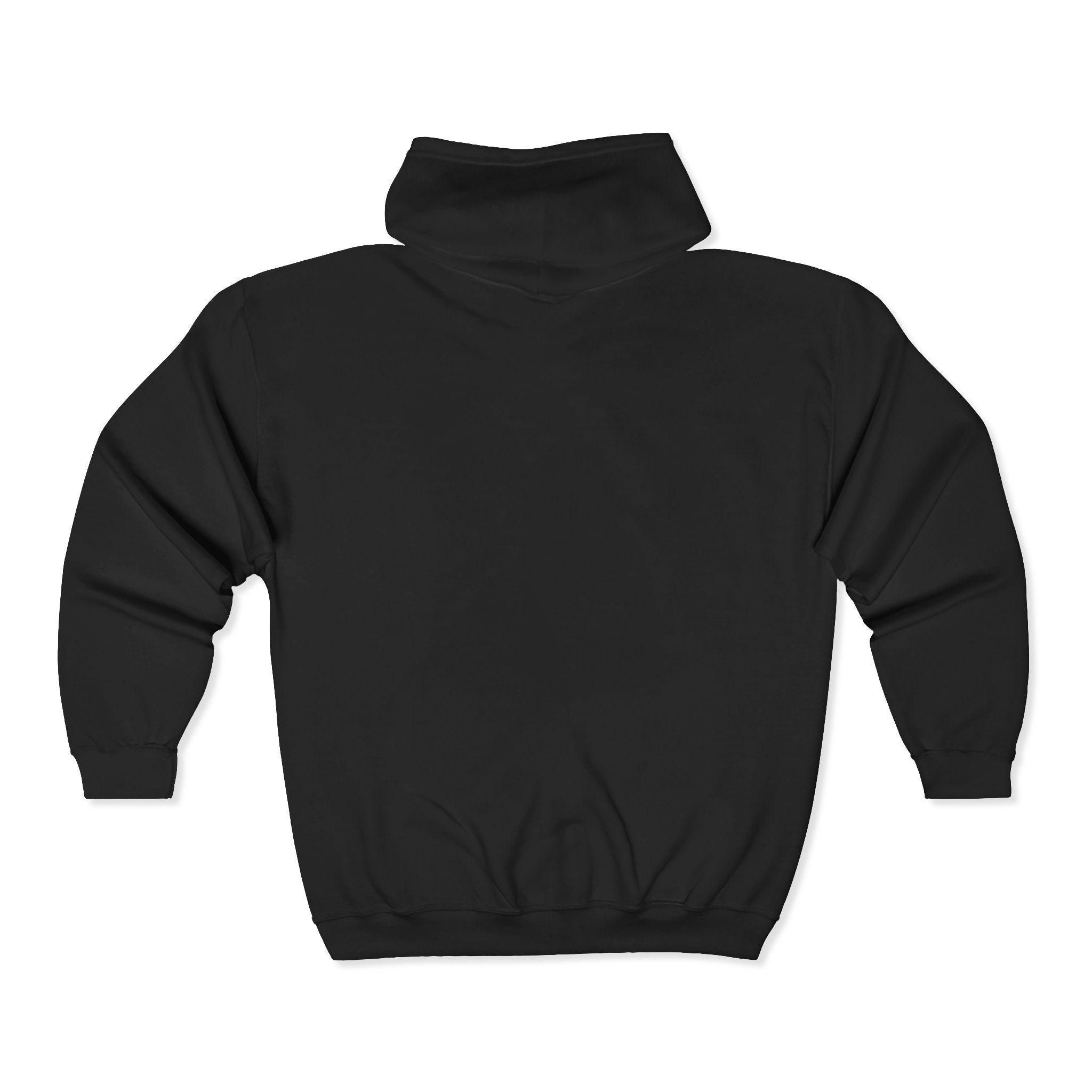 Pulse Fitness Zip-Up Hoodie — Small Chest Logo Gym Hoodie