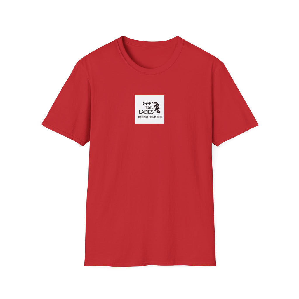 Womens Gym Tan T-Shirt Graphic Tee