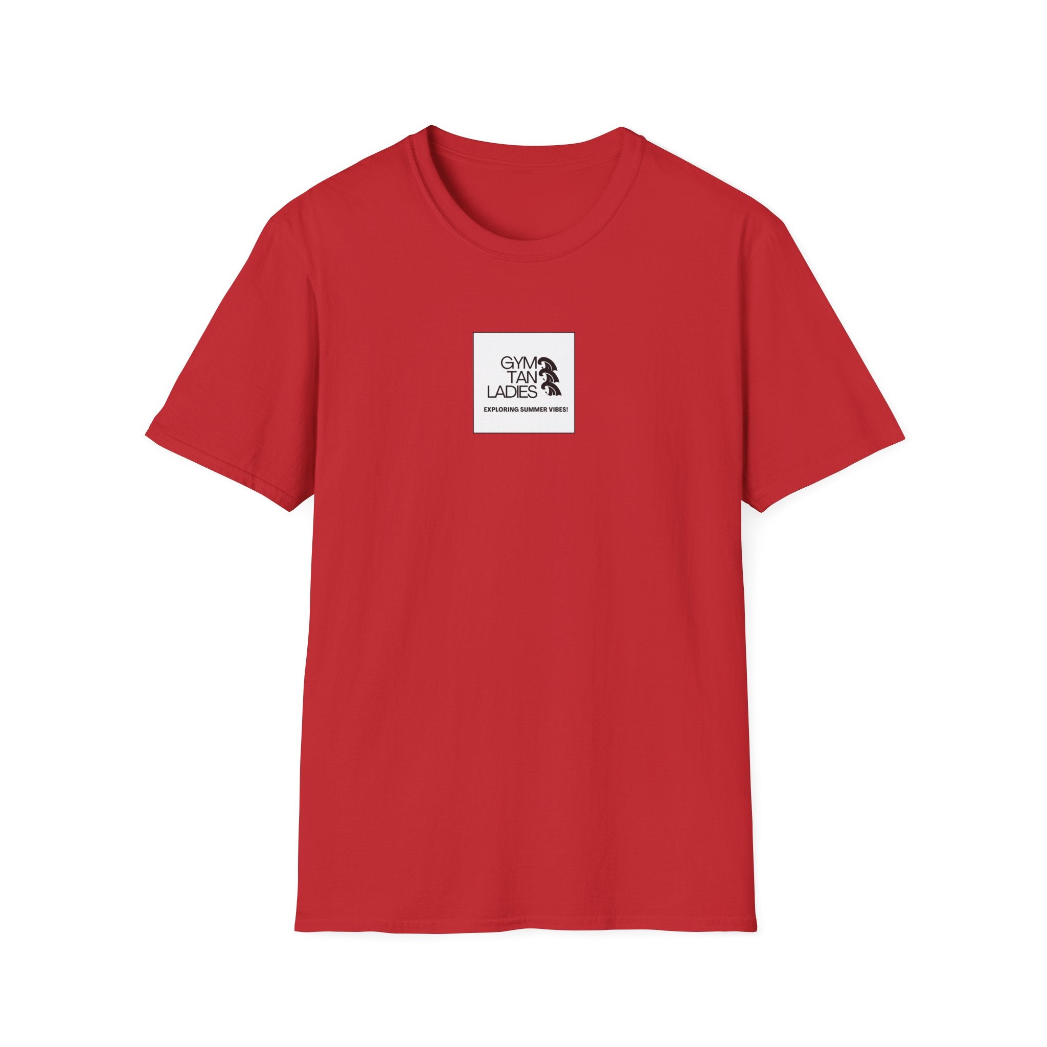 Womens Gym Tan T-Shirt Graphic Tee