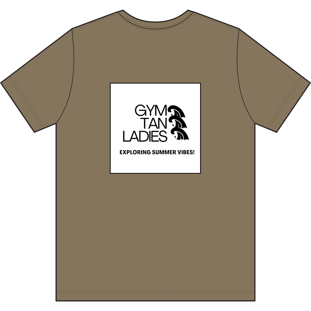 Camo Tee — Gym Tan Logo Cotton T-Shirt