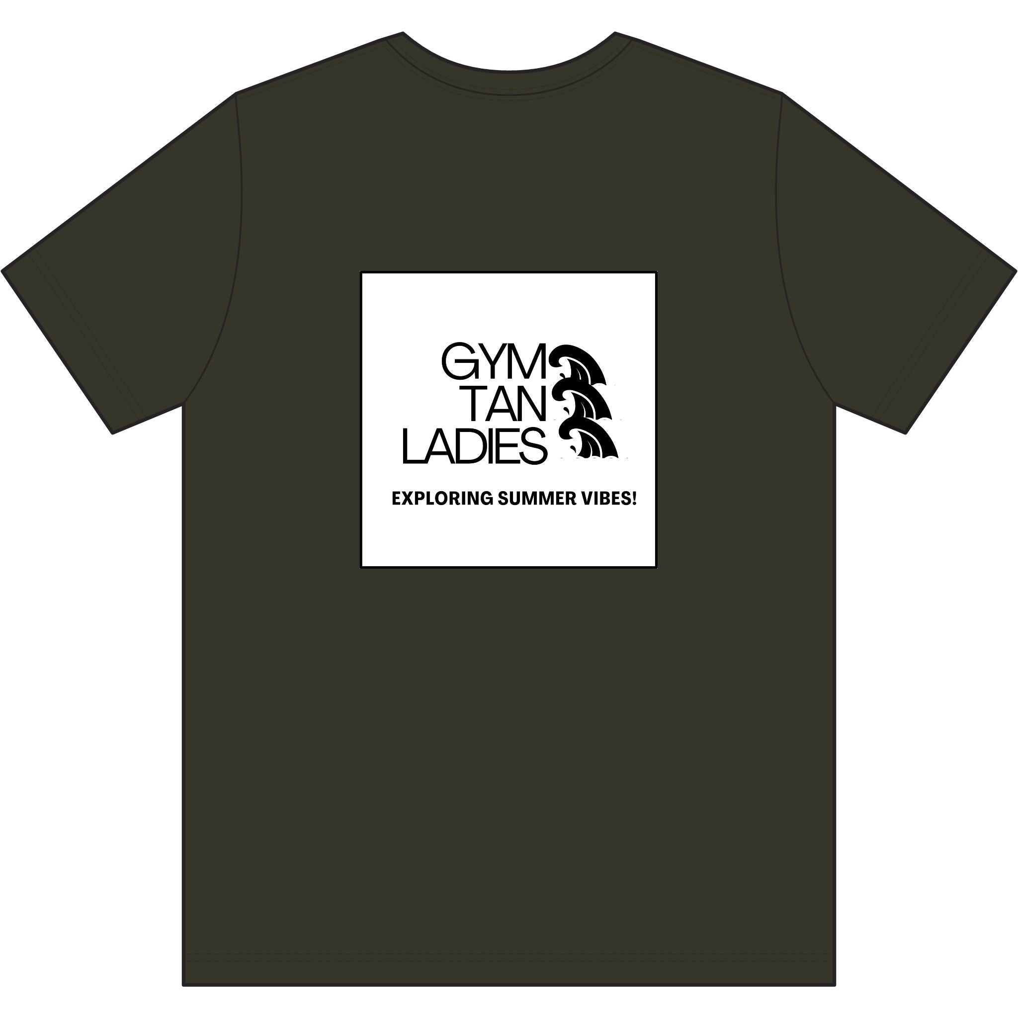 Camo Tee — Gym Tan Logo Cotton T-Shirt