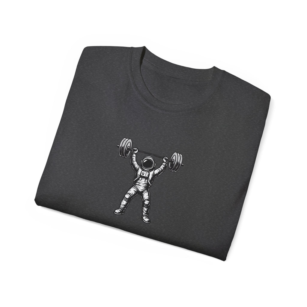 Fitness T‑Shirt — Pulse Fitness Weightlifting Astronaut Graphic Tee