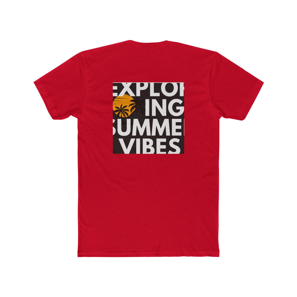 Mens Summer vibe Cotton Crew Tee