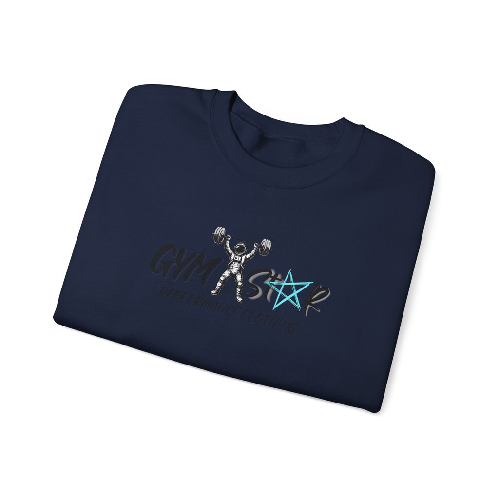 Gym Star Crewneck Sweatshirt – 'Gym Star Performance Clothing' Athletic Pullover