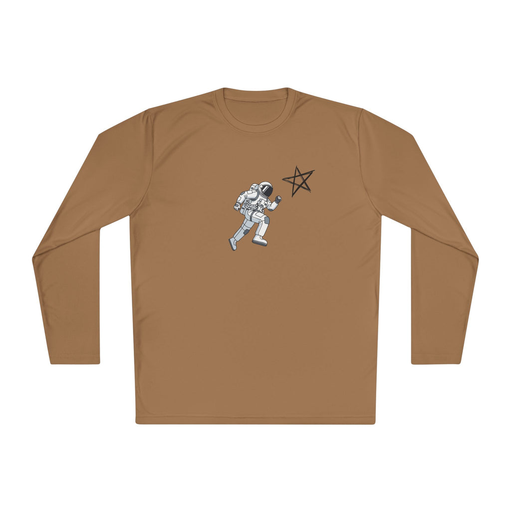 Astronaut Star Long Sleeve Tee — 'GinaStar' Graphic Performance Tee