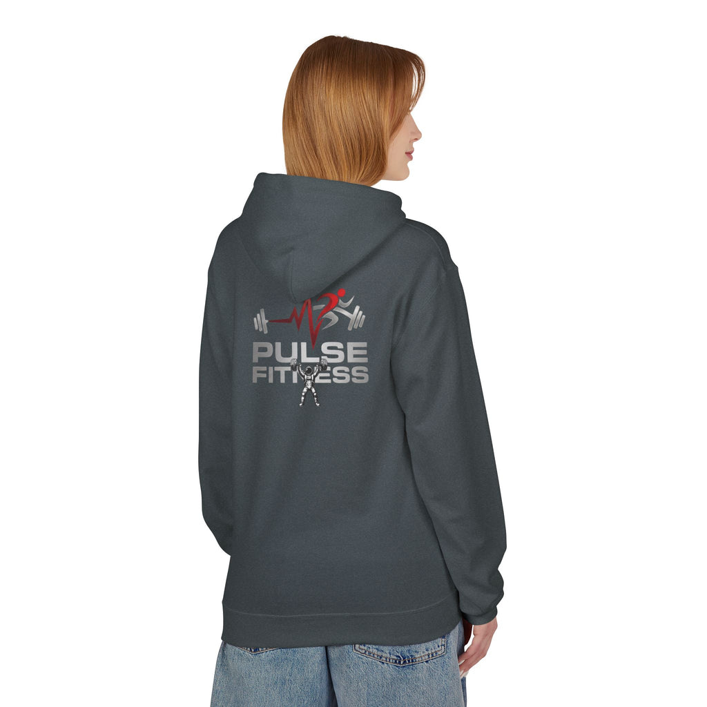 Pulse Fitness Hoodie — Weightlifting Gym Logo Sweatshirt