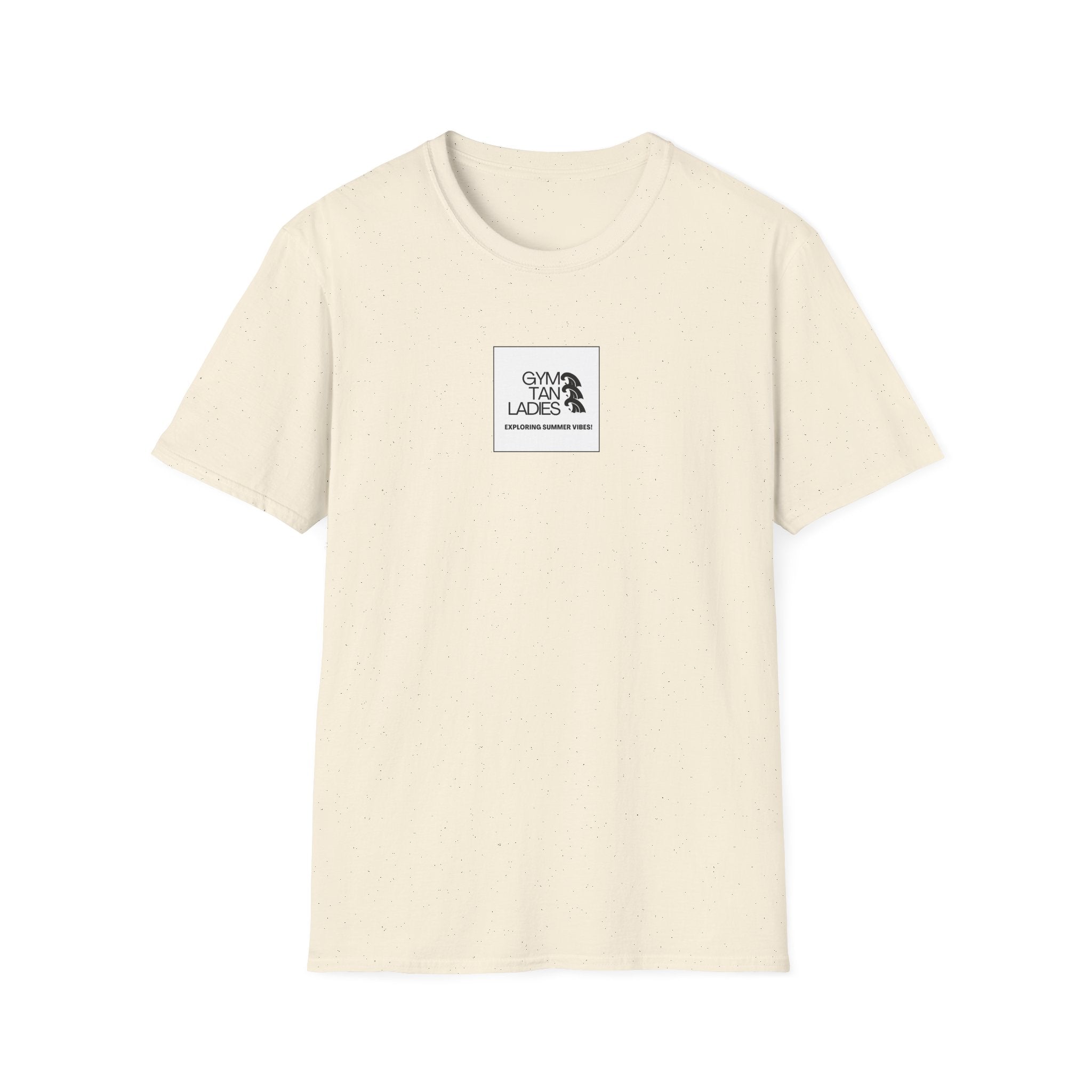 Womens Gym Tan T-Shirt Graphic Tee