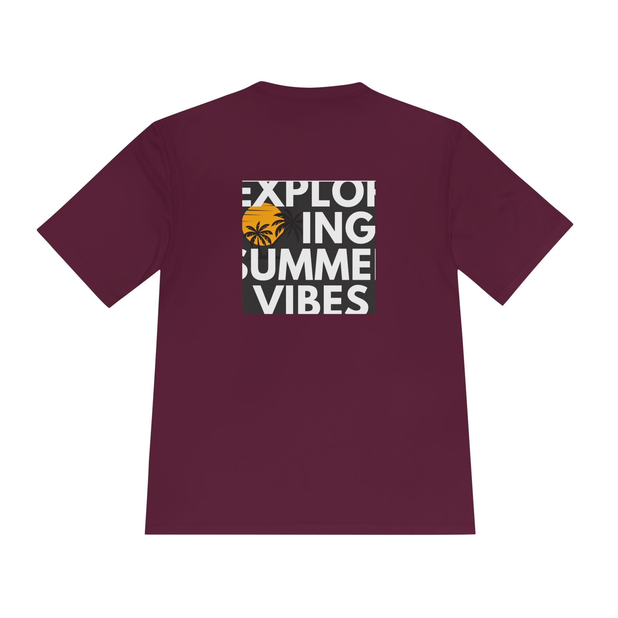 Summer Vibes Palm Tee — "Exploring Summer Vibes" Moisture-Wicking Shirt