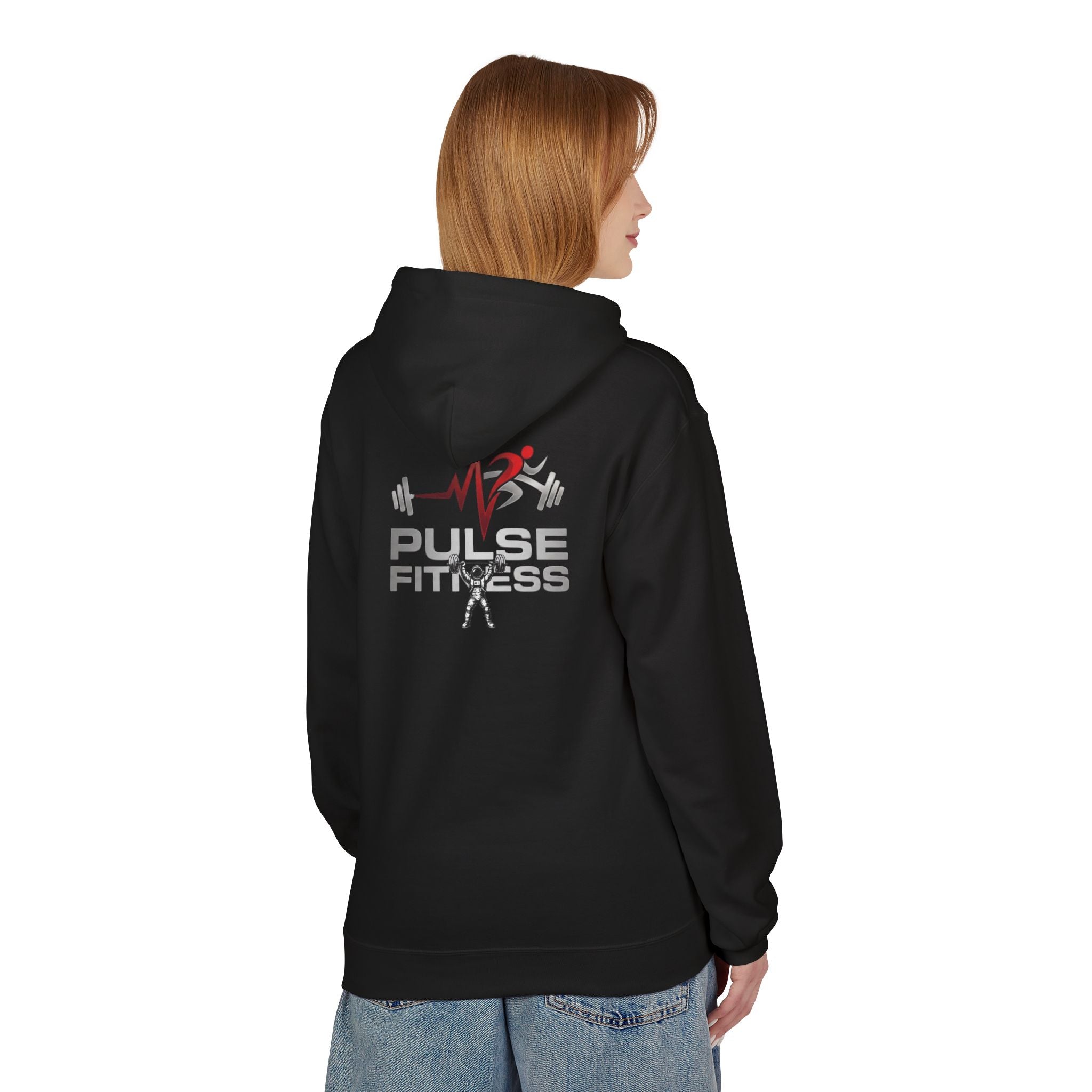 Pulse Fitness Hoodie — Weightlifting Gym Logo Sweatshirt