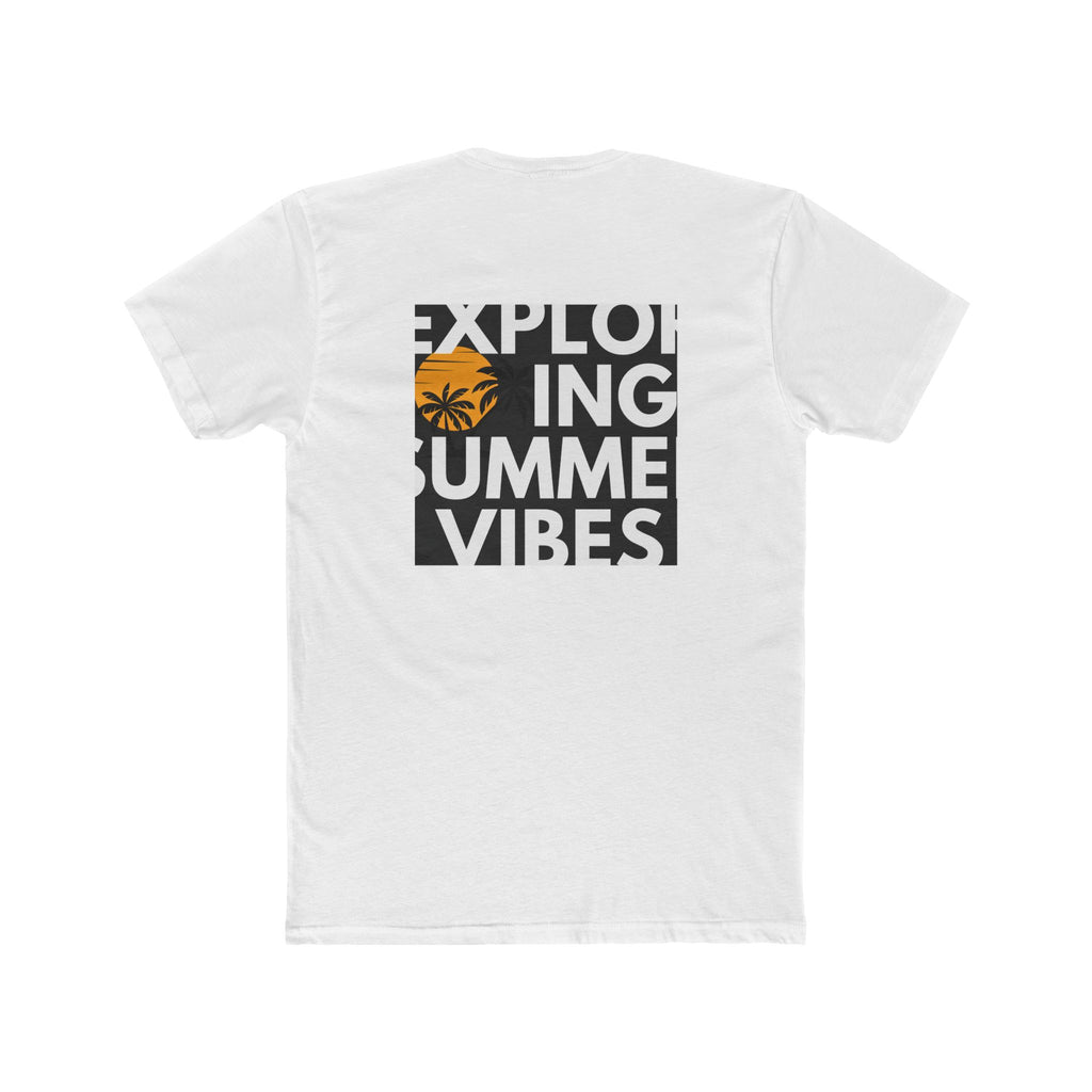 Mens Summer vibe Cotton Crew Tee