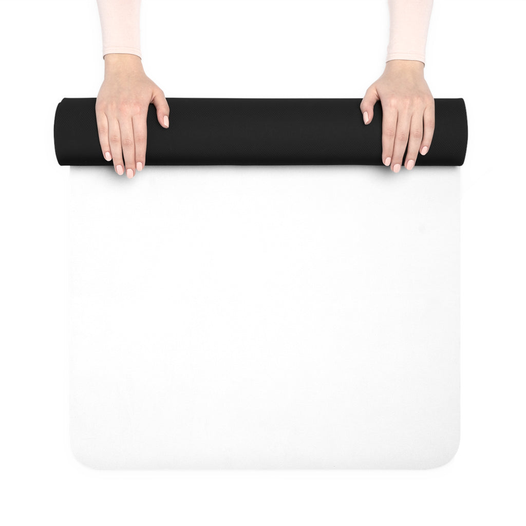 Pulse Fitness 55 Rubber Yoga Mat — Non-Slip Exercise Mat for Home & Studio
