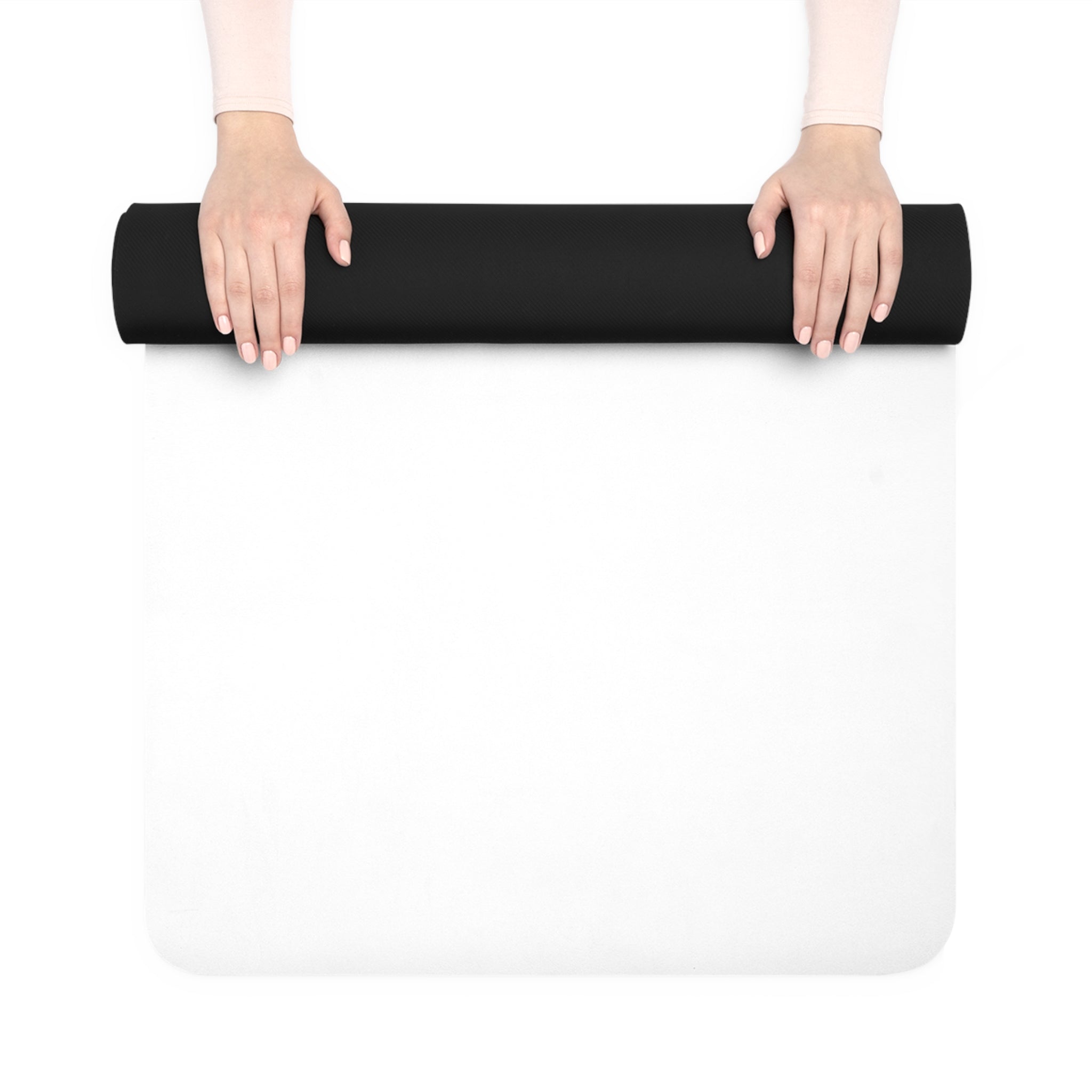 Pulse Fitness 55 Rubber Yoga Mat — Non-Slip Exercise Mat for Home & Studio