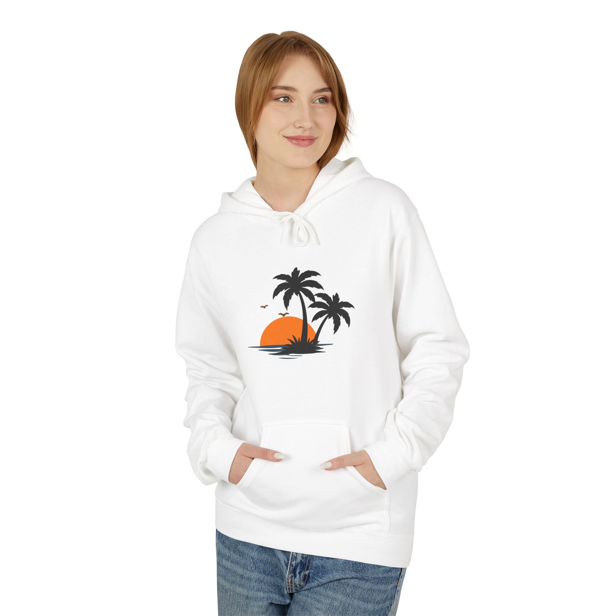 Mens Midweight Softstyle Fleece Hoodie