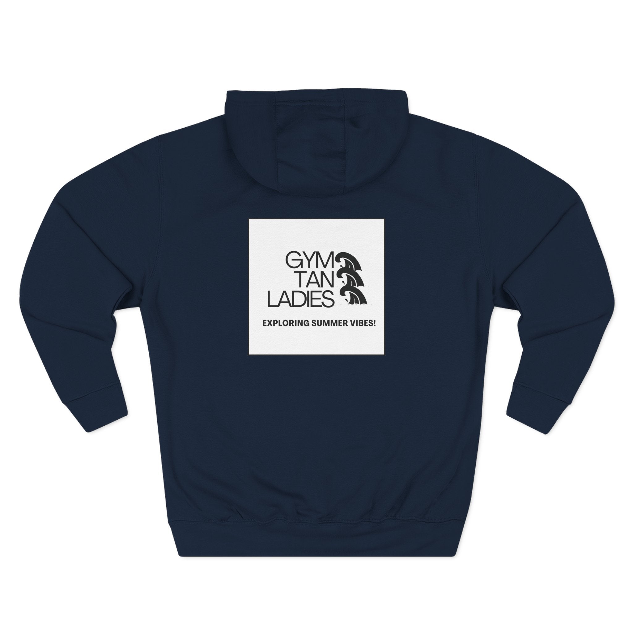 Gym Tan Ladies Hoodie — 'Exploring Summer Vibes' Graphic Pullover