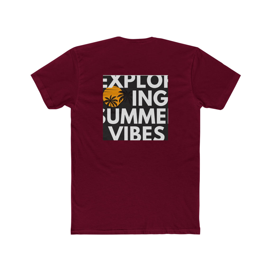 Mens Summer vibe Cotton Crew Tee