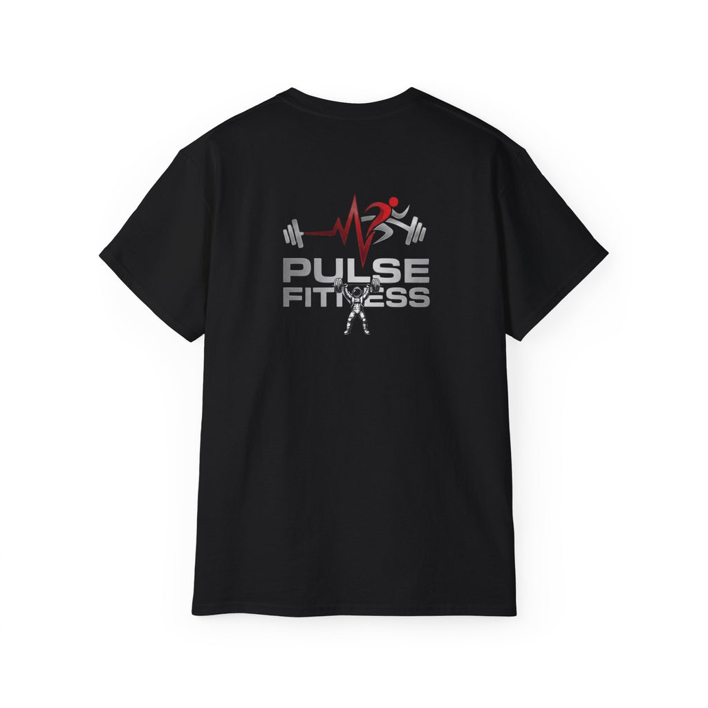 Fitness T‑Shirt — Pulse Fitness Weightlifting Astronaut Graphic Tee