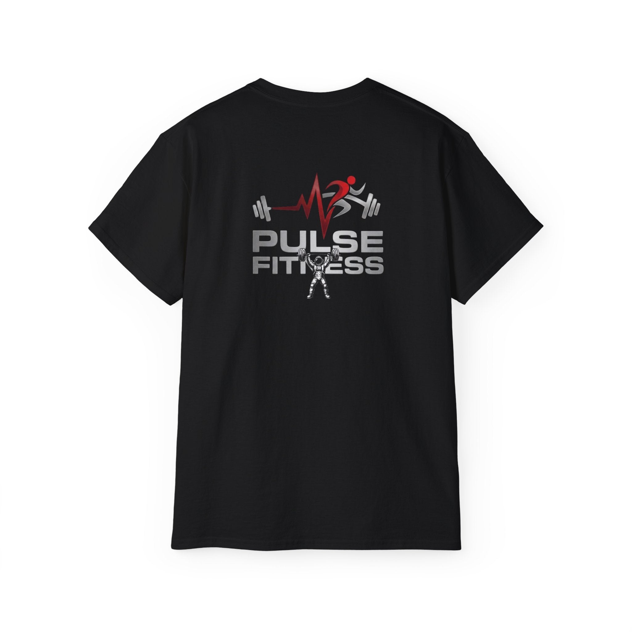 Fitness T‑Shirt — Pulse Fitness Weightlifting Astronaut Graphic Tee