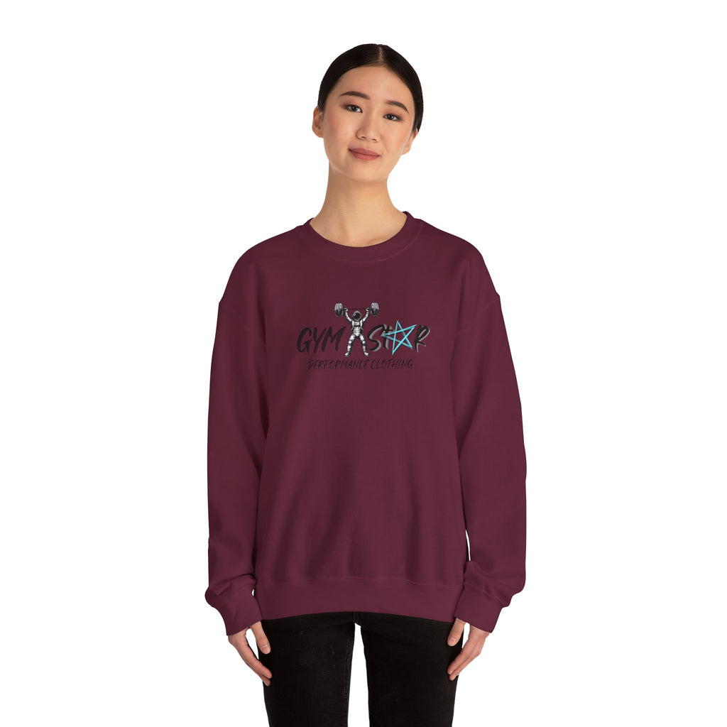 Gym Star Crewneck Sweatshirt – 'Gym Star Performance Clothing' Athletic Pullover