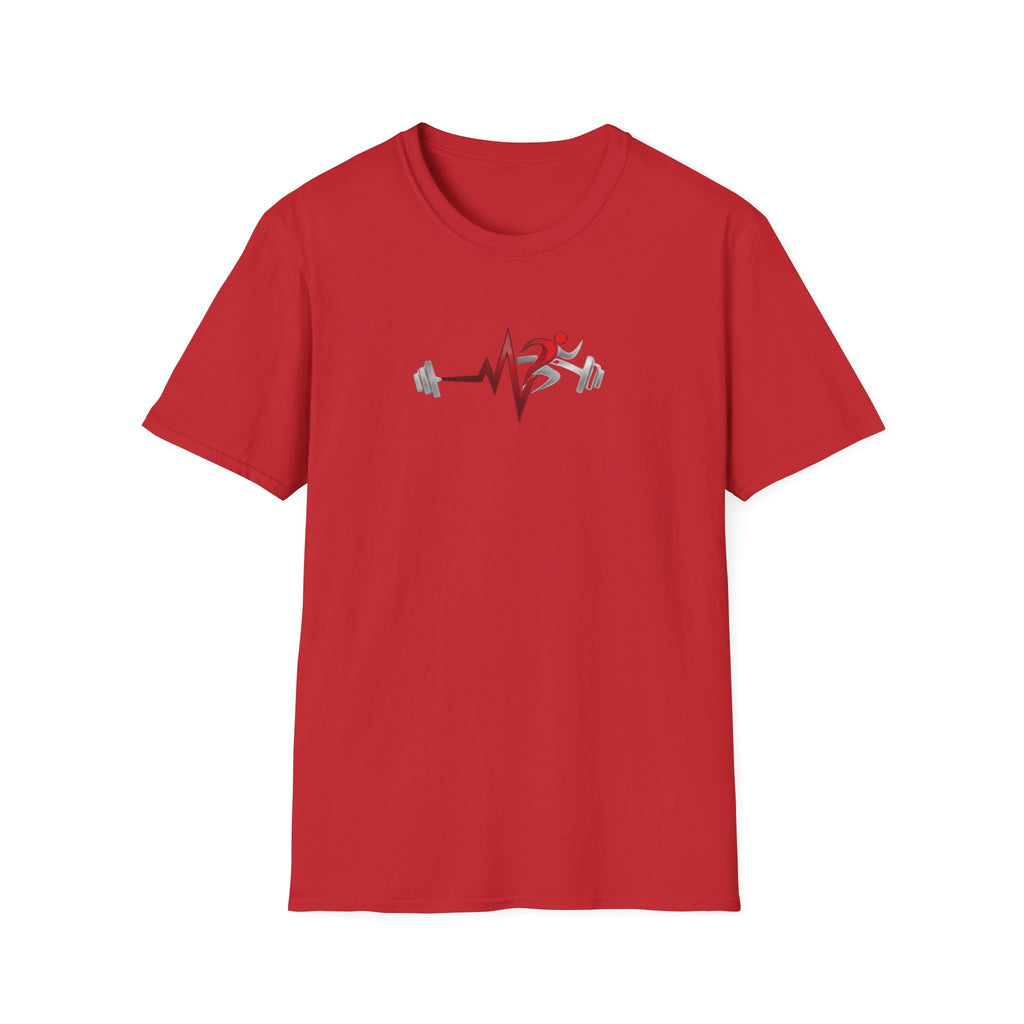 Camiseta Latido Fitness — Corredor & Barra Pulsación Gimnasio