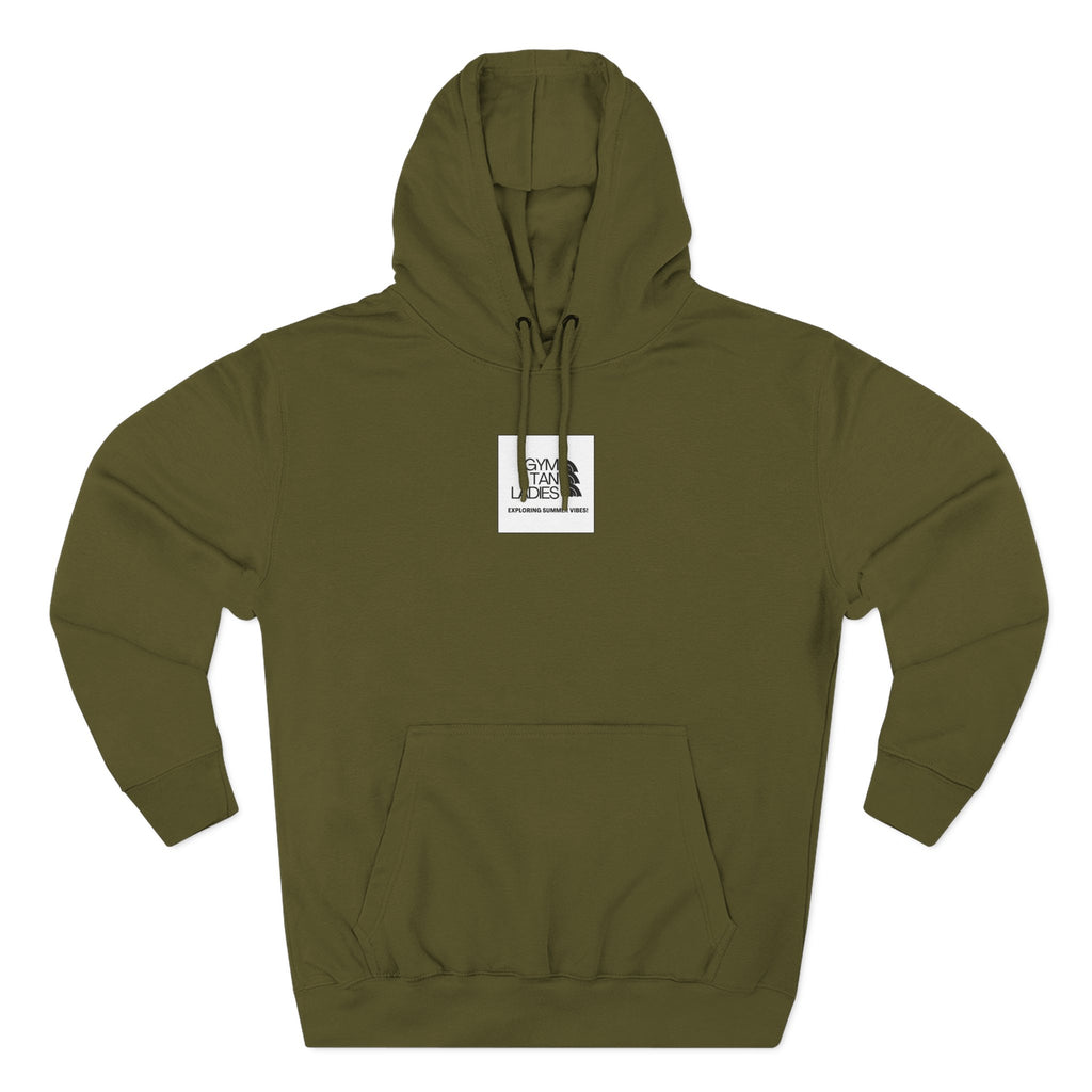 Gym Tan Ladies Hoodie — 'Exploring Summer Vibes' Graphic Pullover