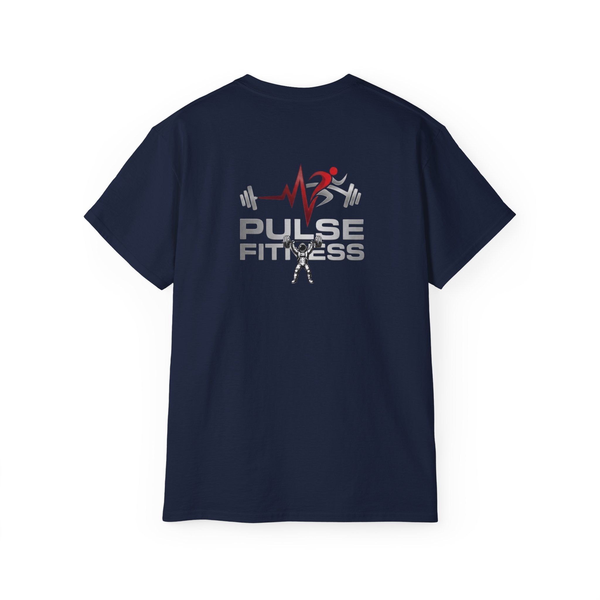 Fitness T‑Shirt — Pulse Fitness Weightlifting Astronaut Graphic Tee