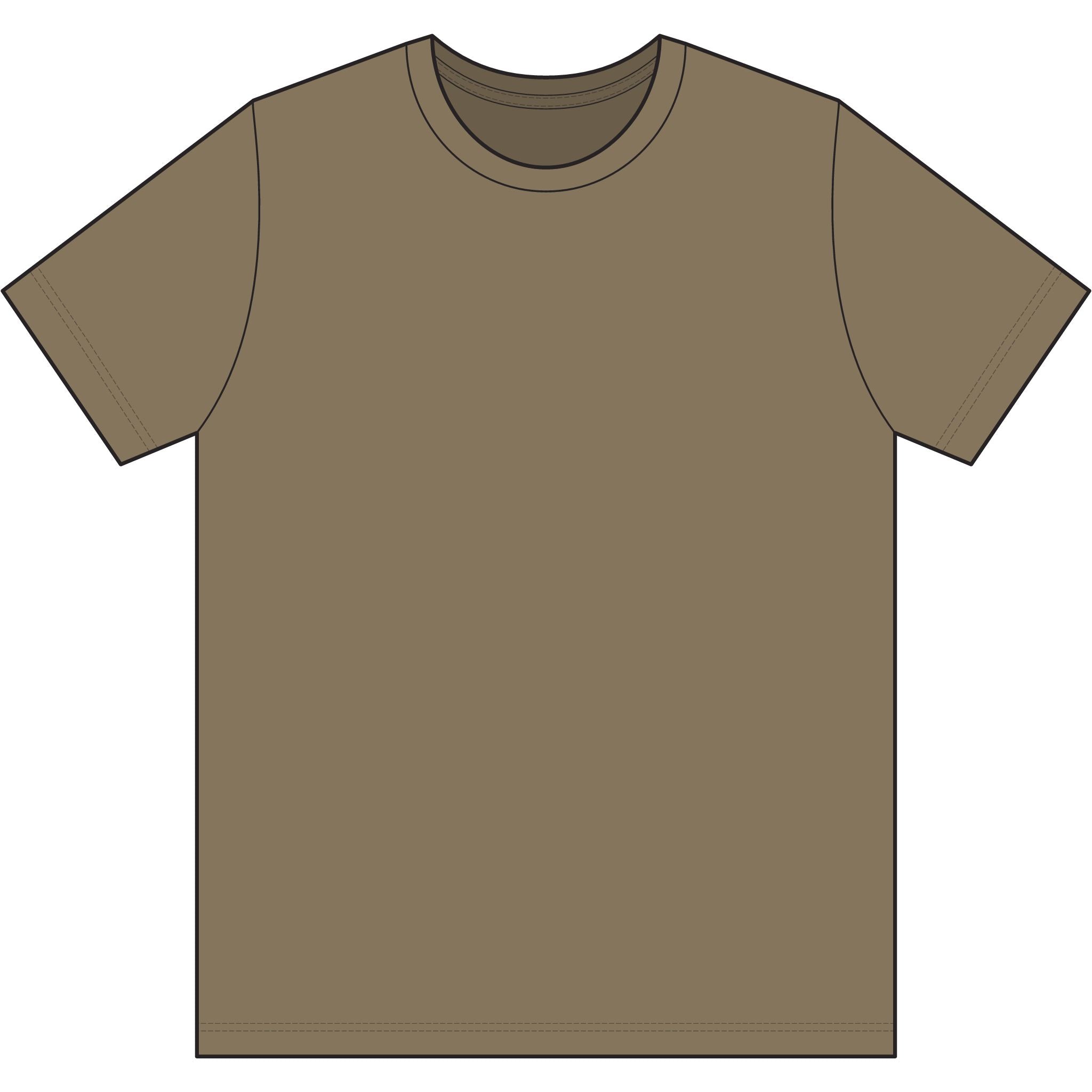 Camo Tee — Gym Tan Logo Cotton T-Shirt