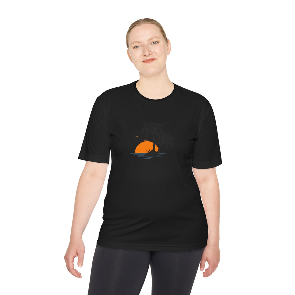 Summer Vibes Palm Tee — "Exploring Summer Vibes" Moisture-Wicking Shirt