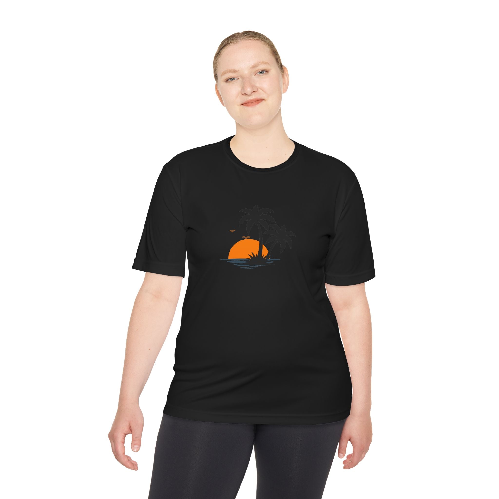 Summer Vibes Palm Tee — "Exploring Summer Vibes" Moisture-Wicking Shirt