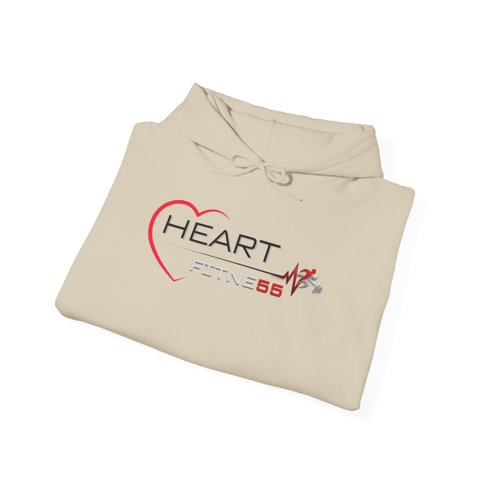 Heart Fitness Hoodie - Women's Heartbeat Gym Sweatshirt
