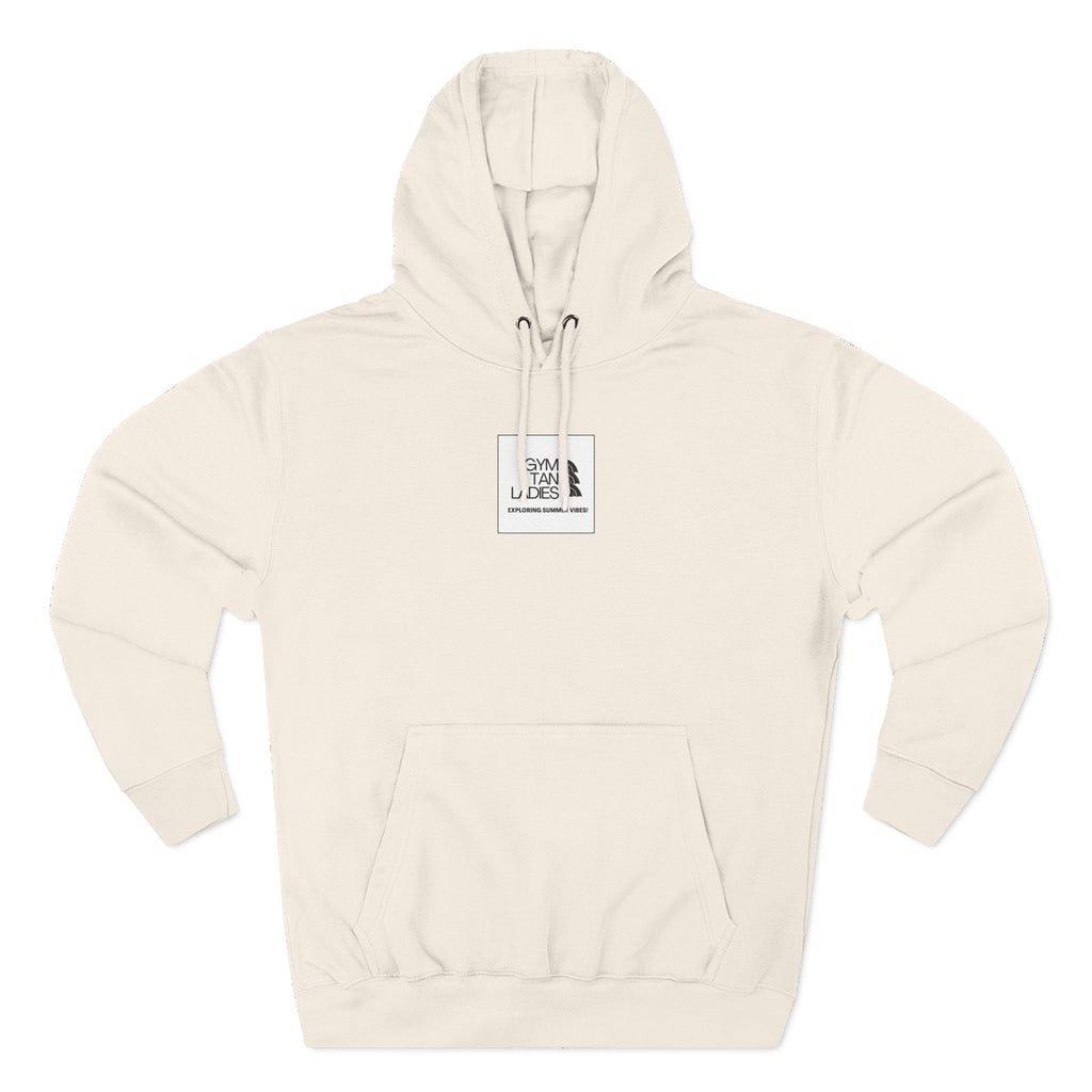 Gym Tan Ladies Hoodie — 'Exploring Summer Vibes' Graphic Pullover