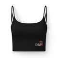 Pulse Fitne55 Women's Luxe Sports Bra - Strappy Crop Top for Workouts