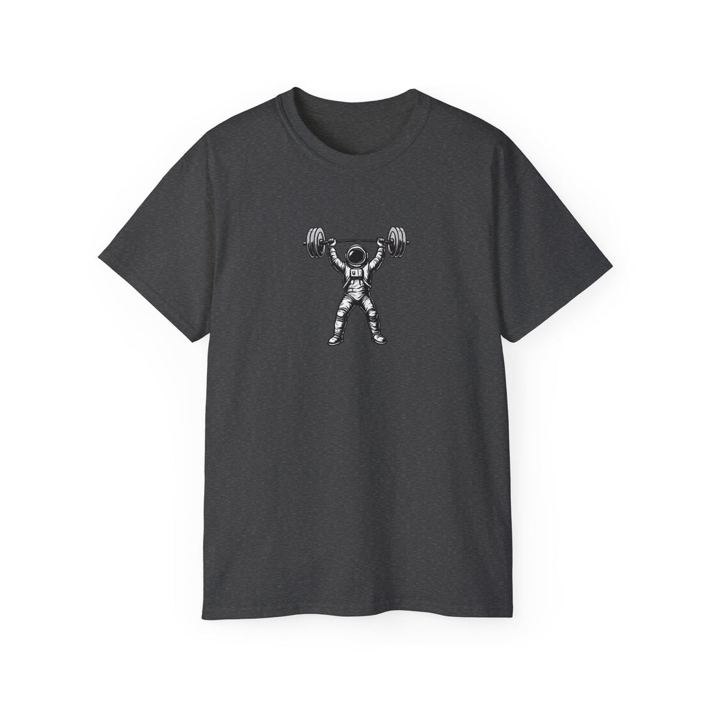 Camiseta de fitness — Camiseta de tirantes Pulse Fitness con gráfico de astronauta levantando pesas