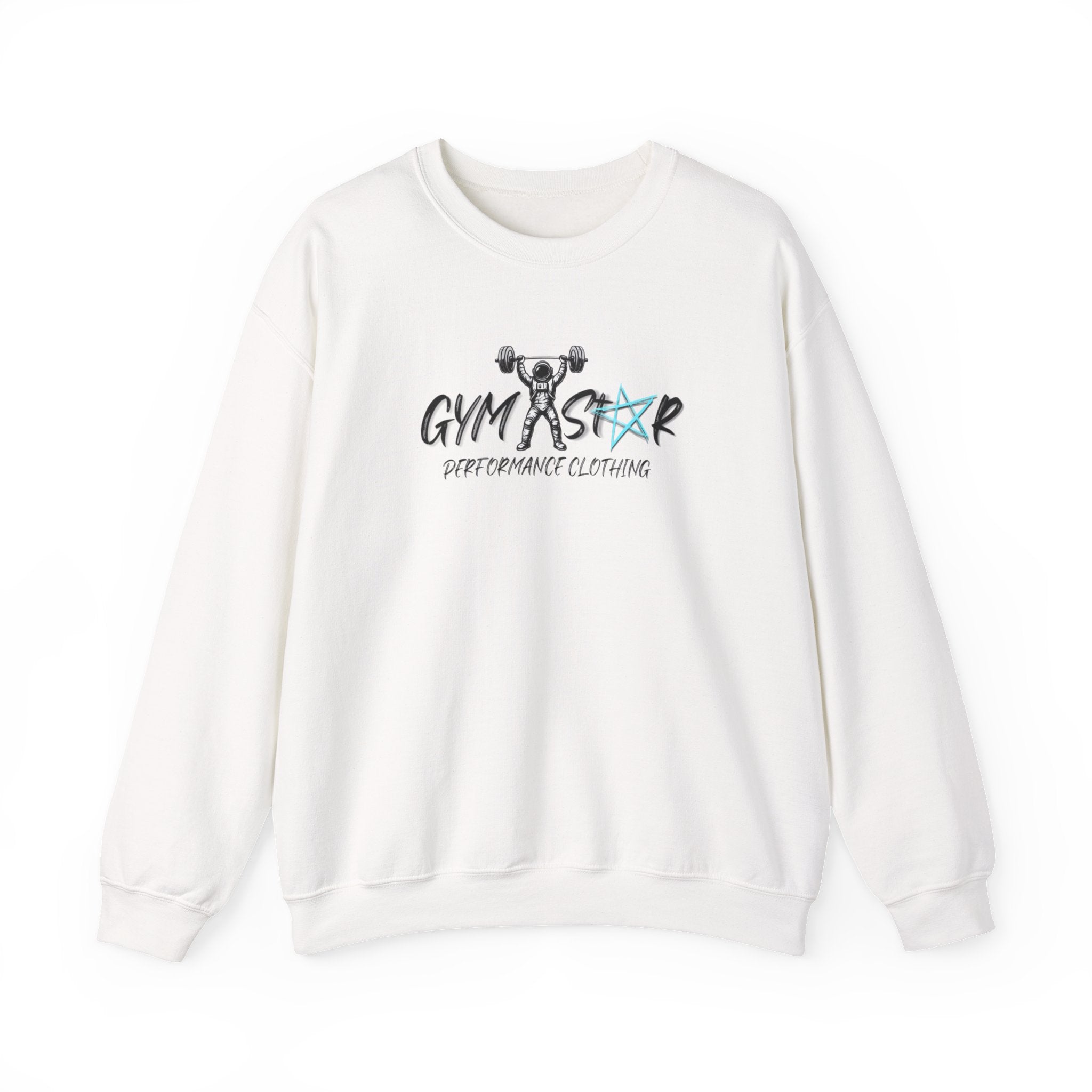 Gym Star Crewneck Sweatshirt – 'Gym Star Performance Clothing' Athletic Pullover