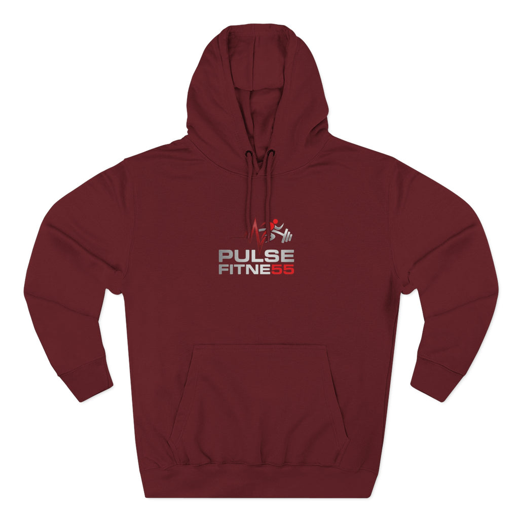 Sudadera con capucha Pulse Fitness 55 - Sudadera polar con logo de gimnasio