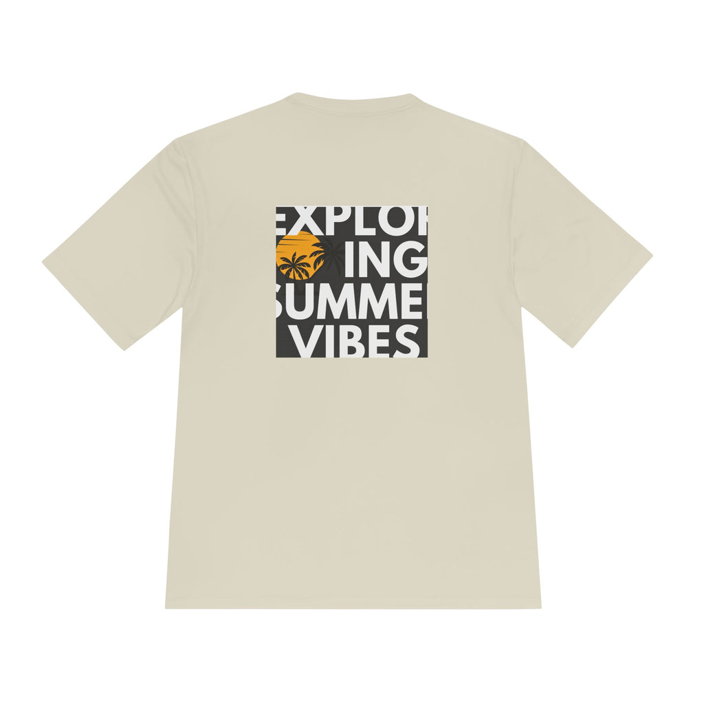 Summer Vibes Palm Tee — "Exploring Summer Vibes" Moisture-Wicking Shirt