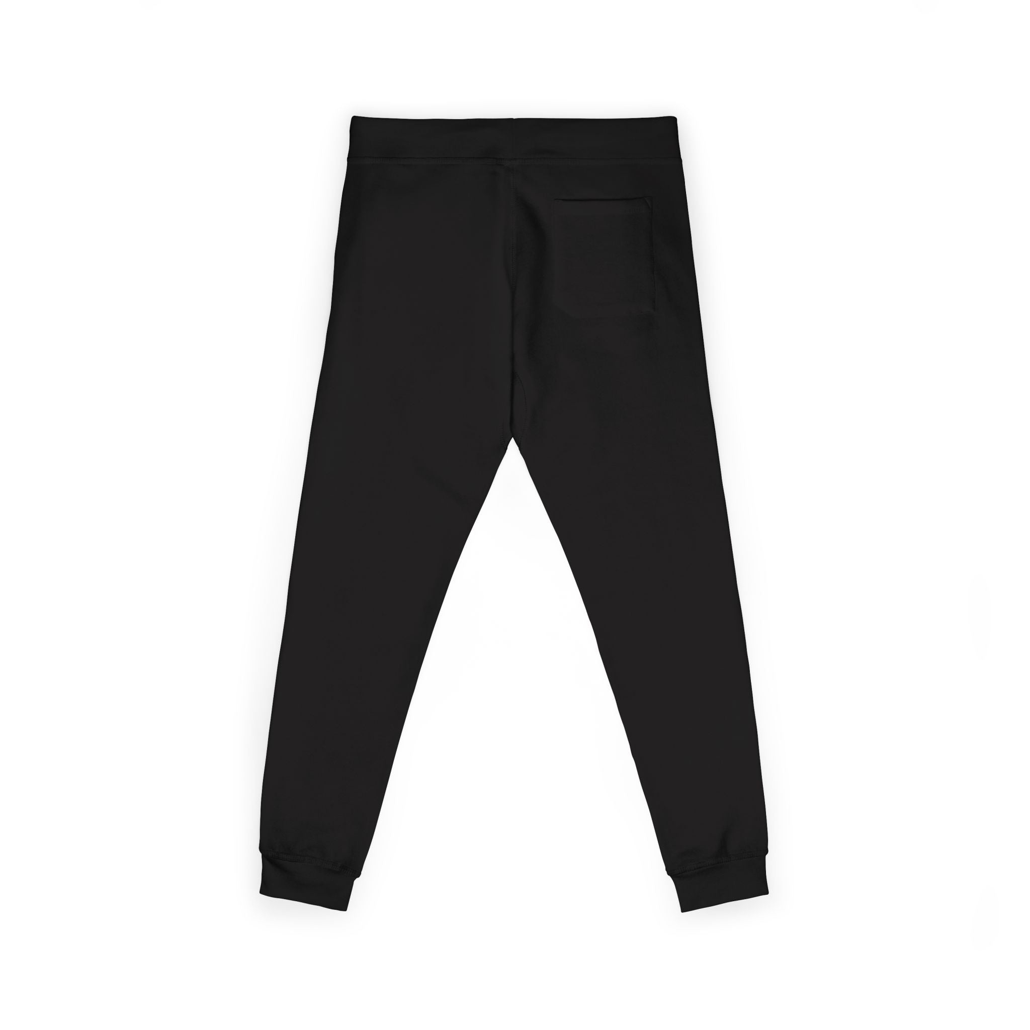 Embroidered Minimalist White Fleece Sweatpants — Cozy Everyday Joggers
