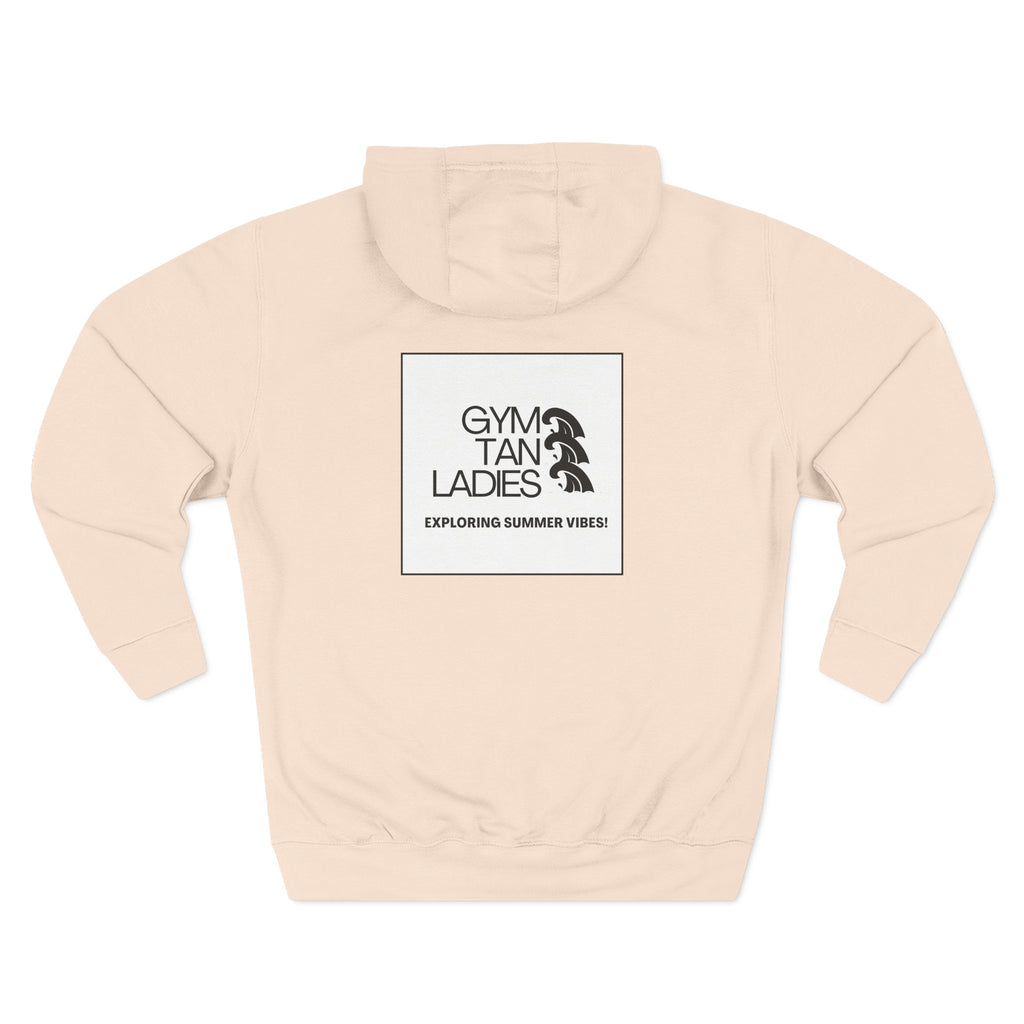 Gym Tan Ladies Hoodie — 'Exploring Summer Vibes' Graphic Pullover